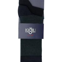 Medium Navy Blue 2-Pack Patterned Socks