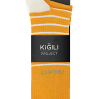 Açık Sarı 2'li Desenli Çorap Seti