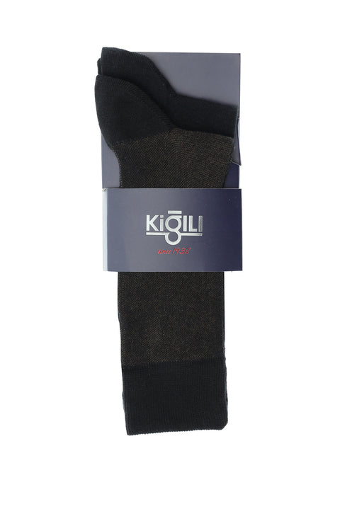 Black 2-Pack Patterned Socks