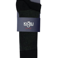 Siyah 2'li Desenli Çorap Seti