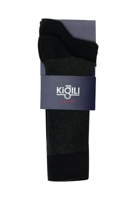 Black 2-Pack Patterned Socks