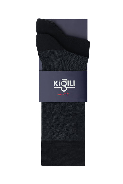 Black 2-Pack Patterned Socks