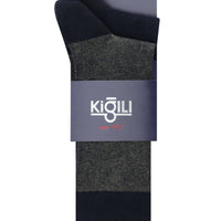 Açık Lacivert 2'li Desenli Çorap Seti