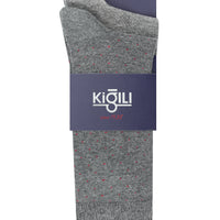 Medium Grey 2-Pack Patterned Socks