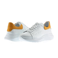 Beyaz Sneaker Deri Ayakkabı