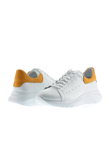 Beyaz Sneaker Deri Ayakkabı