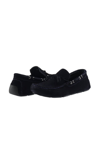 Koyu Lacivert Süet Casual Loafer Ayakkabı