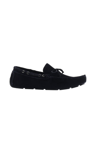  Koyu Lacivert Süet Casual Loafer Ayakkabı