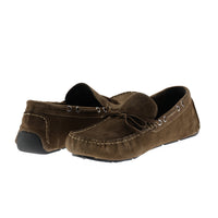 Koyu Kahve Süet Casual Loafer Ayakkabı