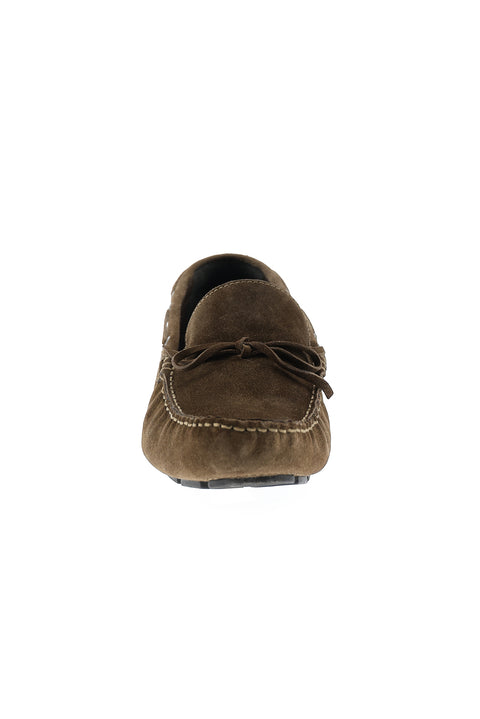Koyu Kahve Süet Casual Loafer Ayakkabı