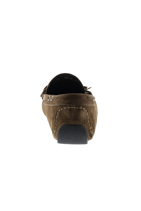 Koyu Kahve Süet Casual Loafer Ayakkabı