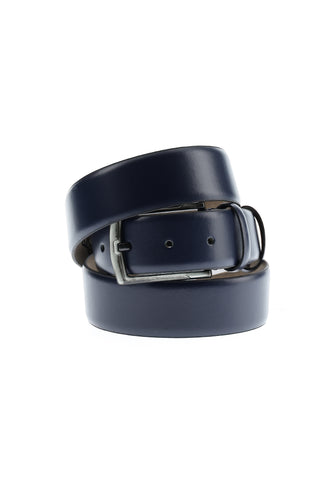  Koyu Lacivert Klasik Deri Kemer