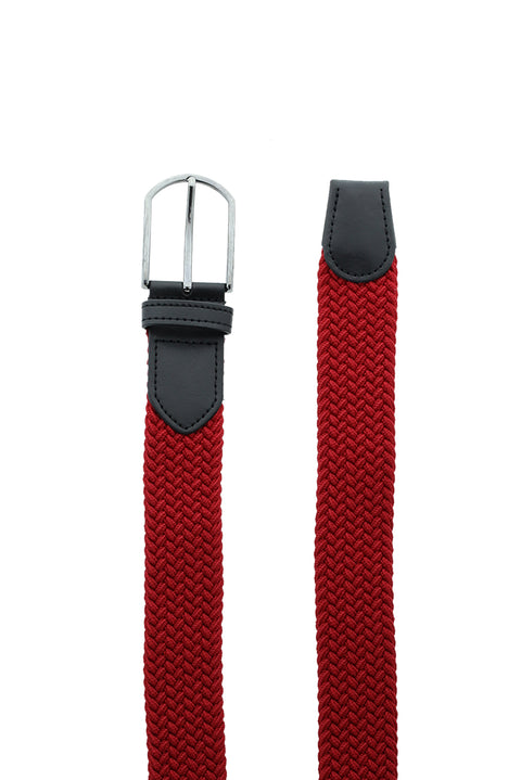 Açık Kırmızı Spor Örgü Kemer