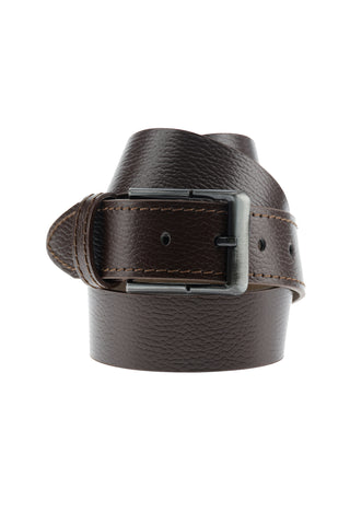  Koyu Kahve Spor Deri Kemer