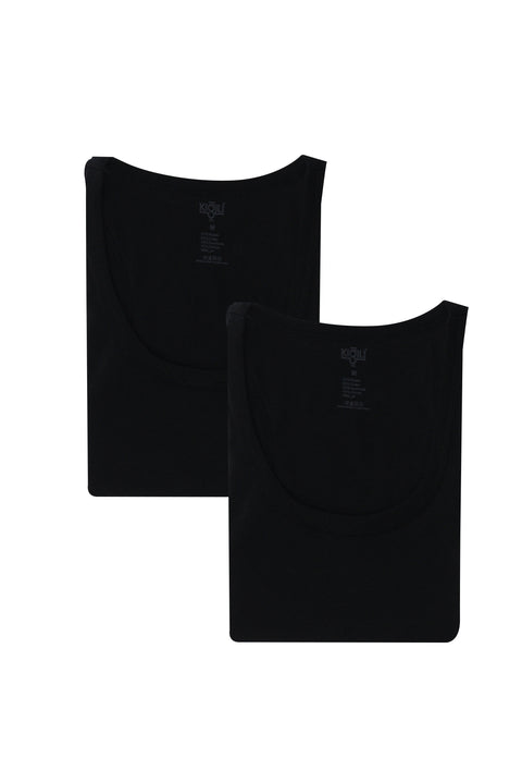 Siyah 2'li Pamuk Sporcu Atlet Seti