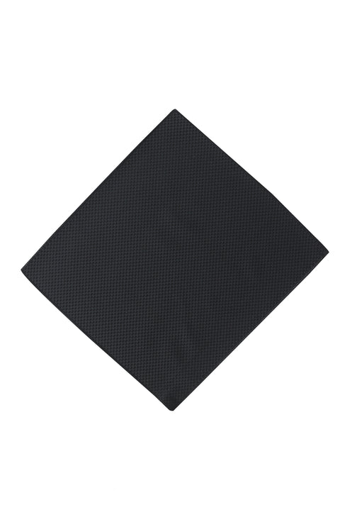 Black Set of 2 Tie and Pocket Square