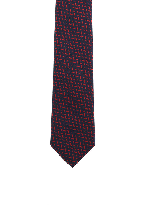 Red 3-Piece Tie, Pocket Square & Bracelet Set