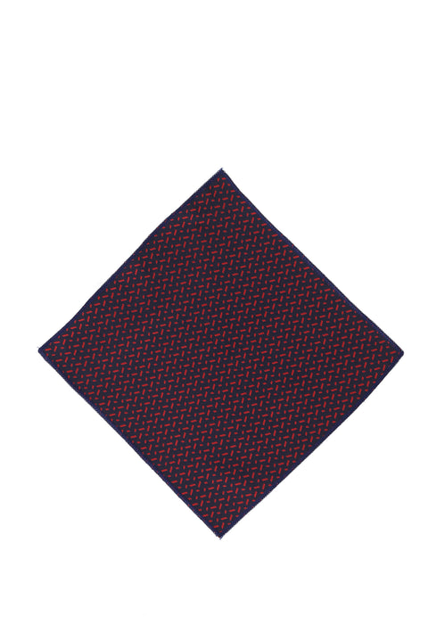 Kırmızı 3'lü Kravat & Mendil & Bileklik Seti