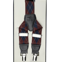 Şarap Bordo Desenli Pantolon Askısı