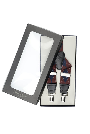 Şarap Bordo Desenli Pantolon Askısı