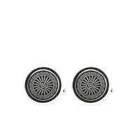 Metallic Gray Cufflinks