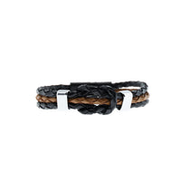 Black Leather Bracelet