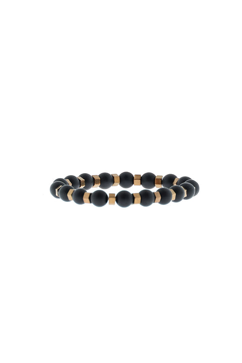 Black Natural Stone Bracelet