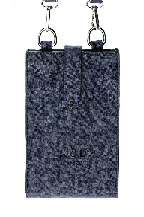 Orta Lacivert Küçük El Çantası