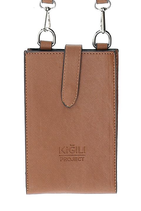 Orta Kahve Küçük El Çantası