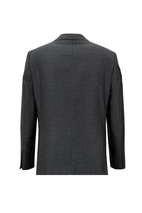 Orta Antrasit 4 Drop Relaxed Fit Rahat Kesim Desenli Ceket