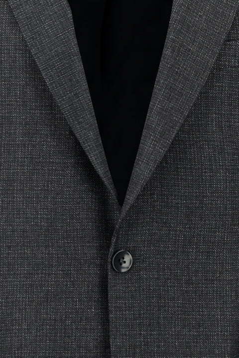 Orta Antrasit 4 Drop Relaxed Fit Rahat Kesim Desenli Ceket