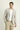Orta Bej Slim Fit Dar Kesim Desenli Spor Ceket