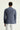 Orta Lacivert Relaxed Fit Rahat Kesim Desenli Spor Ceket