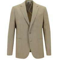 Light Mink 8 Drop Muscle Fit Long Athletic Cut Jacket