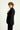 Siyah Techno-Line Slim Fit Dar Kesim Örme Spor Ceket