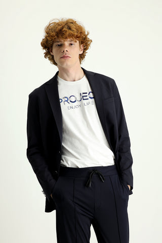  Koyu Lacivert Techno-Line Klasik Ceket