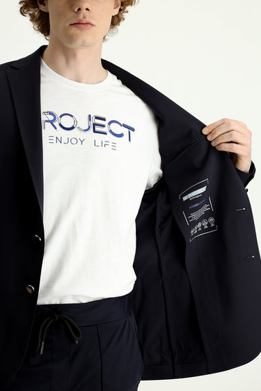 Koyu Lacivert Techno-Line Klasik Ceket