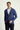 Siyah Lacivert Slim Fit Dar Kesim Desenli Pamuklu Triko Hırka