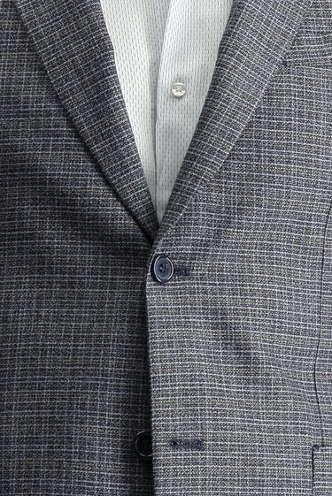 Açık Lacivert Klasik Desenli Ceket