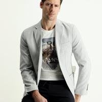 Taş Slim Fit Dar Kesim Klasik Kareli Ceket