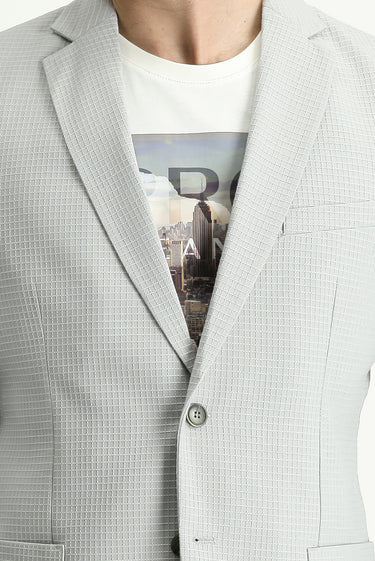 Taş Slim Fit Dar Kesim Klasik Kareli Ceket