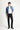 Siyah Slim Fit Dar Kesim Denim Look Likralı Pantolon