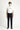 Siyah Slim Fit Dar Kesim Denim Look Likralı Pantolon