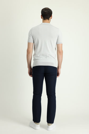 Koyu Lacivert Regular Fit Pamuk Kanvas / Chino Pantolon