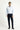 Koyu Lacivert Slim Fit Dar Kesim Beli Lastikli İpli Likralı Pantolon