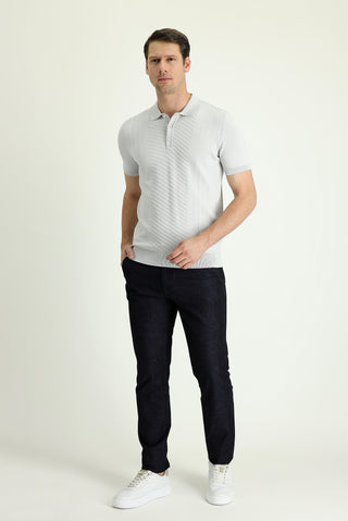  Siyah 6 Drop Regular Fit Standart Kesim Likralı Denim Look Pantolon