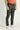 Orta Haki Slim Fit Dar Kesim Desenli Likralı Kanvas / Chino Pantolon