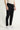 Siyah Regular Fit Likralı Kanvas / Chino Pantolon
