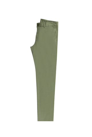  Orta Haki 7 Drop Slim Fit Dar Kesim Likralı Kanvas / Chino Pantolon