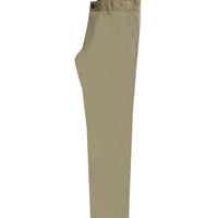 Koyu Vizon 7 Drop Slim Fit Dar Kesim Likralı Kanvas / Chino Pantolon